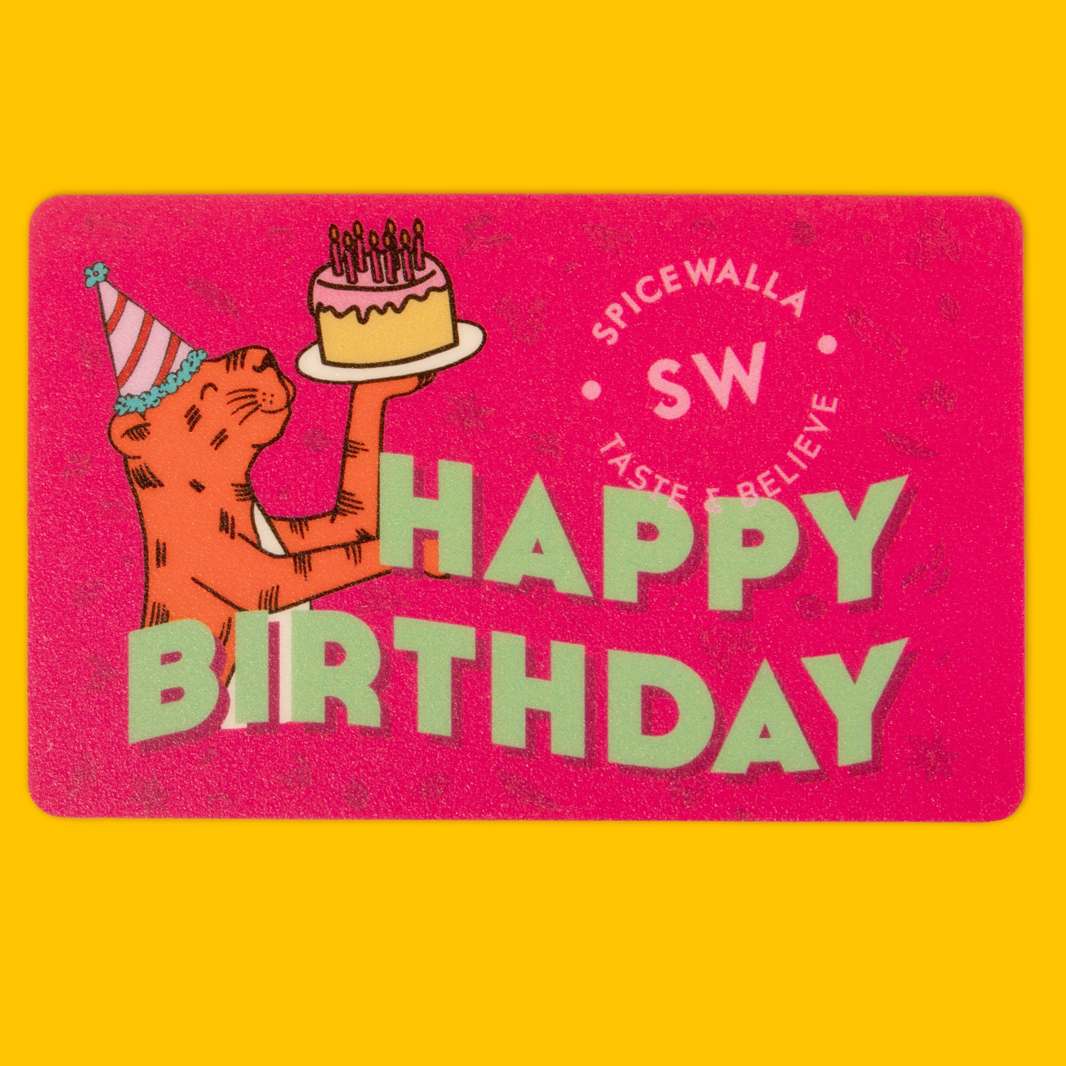 Happy Birthday Gift Card - Physical W5