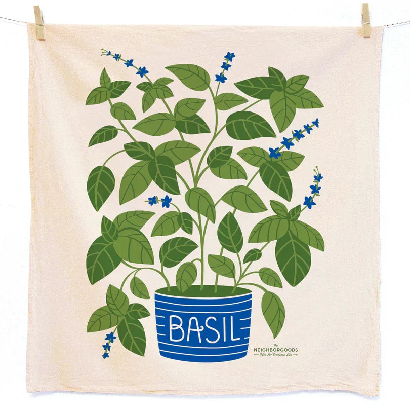 Basil Tea Towel - The Neighborgoods