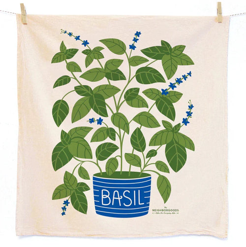 Basil Tea Towel - The Neighborgoods